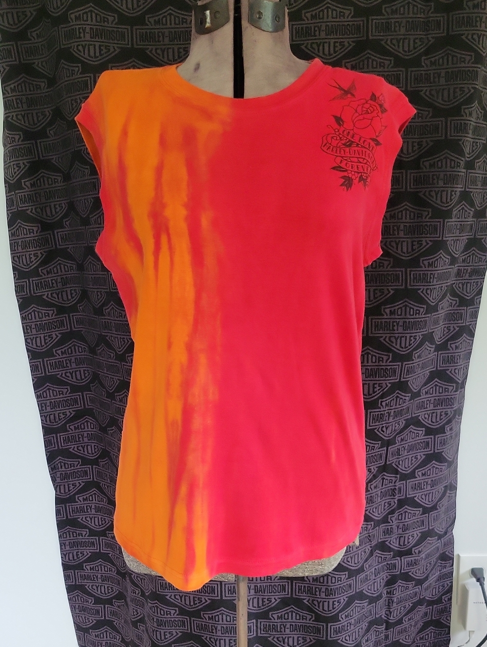 Harley-Davidson Top XL Orange/Red